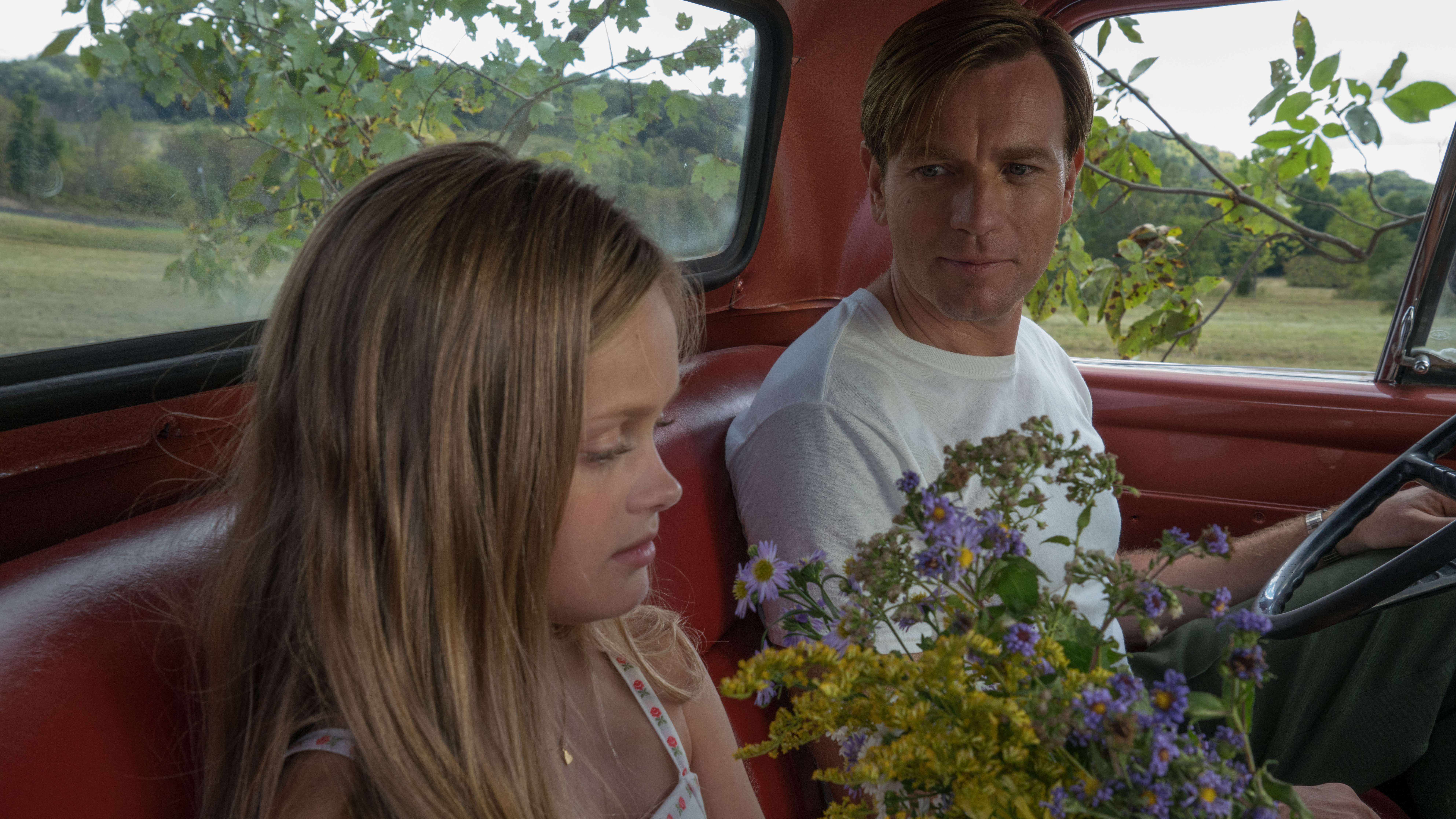 Ewan McGregor and Hannah Nordberg play a troubled father and daughter in American Pastoral.</em